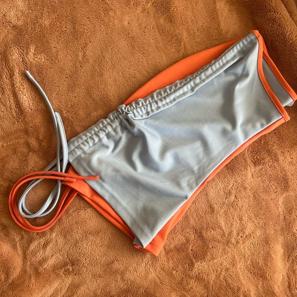 Gym Shorts Ruched Side Tie Up Biker Shorts Multi Color Stretch Butt Lifting - Picture 2 of 5